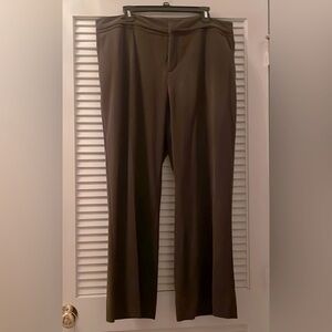 Plus 18W dark brown dressy pants with pockets by Mossimo